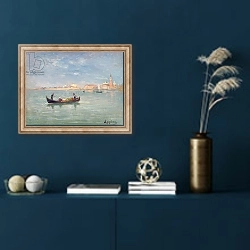 «Venice 6» в интерьере в классическом стиле в синих тонах