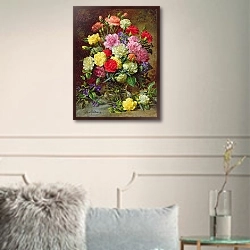«Carnations of Radiant Colours» в интерьере в классическом стиле в светлых тонах