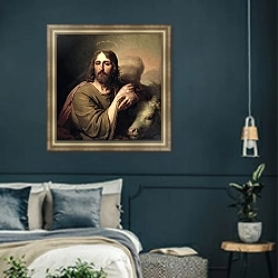«Евангелист Лука» в интерьере в классическом стиле над комодом