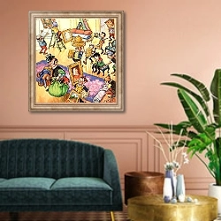 «Norman Gnome 37» в интерьере классической гостиной над диваном