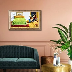 «Brer Rabbit 86» в интерьере классической гостиной над диваном