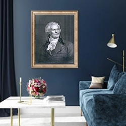 «Georges Jacques Danton» в интерьере в классическом стиле в синих тонах