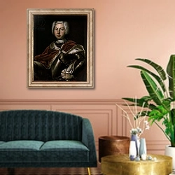 «Prince William» в интерьере классической гостиной над диваном