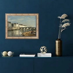 «Pont de la Tournelle» в интерьере в классическом стиле в синих тонах