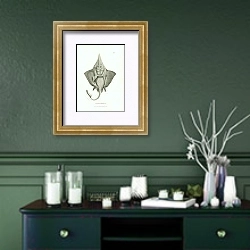 «Sharp-Nosed Ray» в интерьере зеленой комнаты