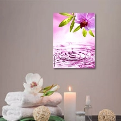 «Розовая вода с орхидеей» в интерьере салона красоты