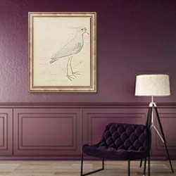 «A Lapwing» в интерьере в классическом стиле в фиолетовых тонах