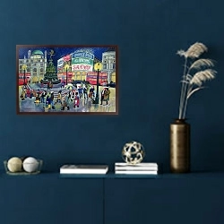 «Piccadilly» в интерьере в классическом стиле в синих тонах