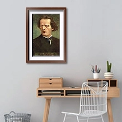 «Anton Rubinstein» в интерьере кабинета с деревянным столом