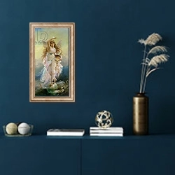 «Fortuna» в интерьере в классическом стиле в синих тонах