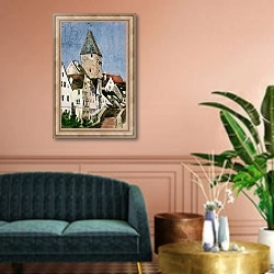 «Ulm» в интерьере классической гостиной над диваном