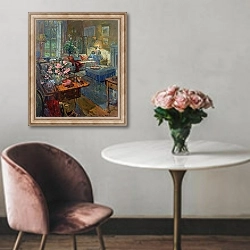 «Drawing Room - Winter Afternoon» в интерьере в классическом стиле над креслом