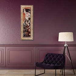 «Юдифь 2» в интерьере в классическом стиле в фиолетовых тонах