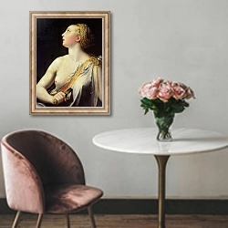 «Lucretia» в интерьере в классическом стиле над креслом