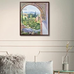 «Alhambra Gardens» в интерьере в классическом стиле в светлых тонах