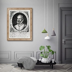 «Portrait of Roland de Lassus» в интерьере коридора в классическом стиле