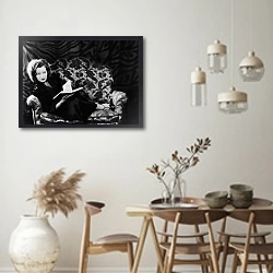 «Гарбо Грета 165» в интерьере столовой в стиле ретро