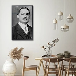 «George Samuel Dougherty, 1910-20» в интерьере столовой в стиле ретро