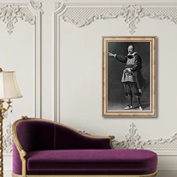 «Portrait of the Marquis Ambrogio Spinola» в интерьере в классическом стиле над банкеткой