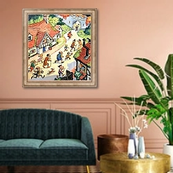 «Norman Gnome 69» в интерьере классической гостиной над диваном