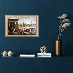 «Les Halles, Paris» в интерьере в классическом стиле в синих тонах