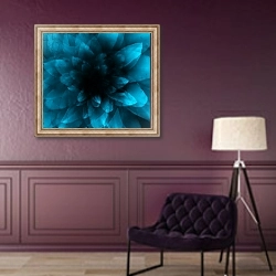 «flower blue» в интерьере в классическом стиле в фиолетовых тонах