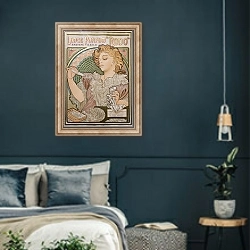 «Lance Parfum Rodo» в интерьере классической спальни с темными стенами