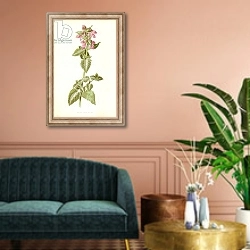 «Spotted Dead Nettle» в интерьере классической гостиной над диваном