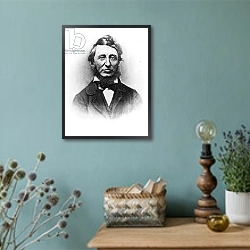 «Henry Thoreau» в интерьере в стиле ретро с бирюзовыми стенами