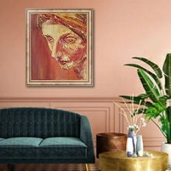 «Beatrice» в интерьере классической гостиной над диваном