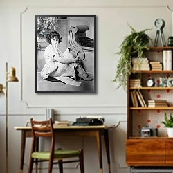 «Dorothy Gish» в интерьере кабинета в стиле ретро над столом