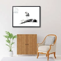 «California Seagull, 2012,» в интерьере столовой в классическом стиле