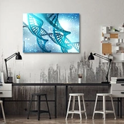 «Спирали ДНК» в интерьере офиса в стиле лофт