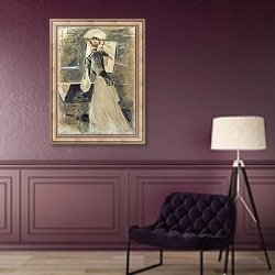 «Madeleine Carlier» в интерьере в классическом стиле в фиолетовых тонах