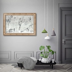 «Illustration of Painting and Decorating» в интерьере коридора в классическом стиле