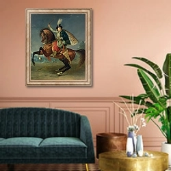 «Prince Boris Nikolaevich Yusupov 1809» в интерьере классической гостиной над диваном