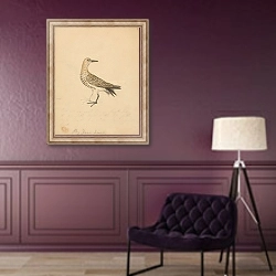 «A Bird 2» в интерьере в классическом стиле в фиолетовых тонах
