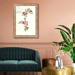 «Miniature Mallow» в интерьере классической гостиной над диваном