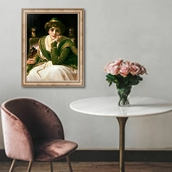 «Desdemona» в интерьере в классическом стиле над креслом