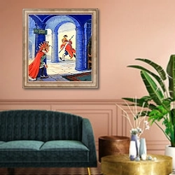 «Norman Gnome 31» в интерьере классической гостиной над диваном