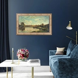 «On the Loire» в интерьере в классическом стиле в синих тонах