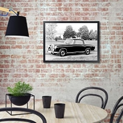 «Mercedes-Benz S-Klasse Coupe (W180 128) '1956–60» в интерьере кухни в стиле лофт с кирпичной стеной