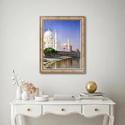 «Taj Mahal» в интерьере в классическом стиле над столом