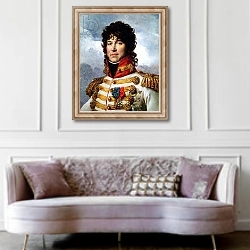 «Joachim Murat» в интерьере гостиной в классическом стиле над диваном