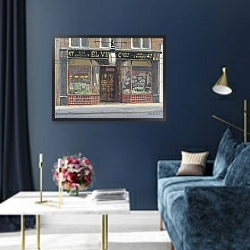 «El Vino's, Fleet Street» в интерьере в классическом стиле в синих тонах