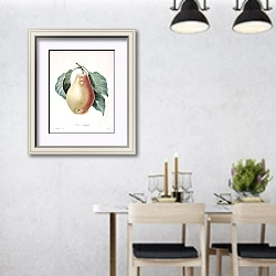 «Веточка с плодом груши» в интерьере современной столовой над обеденным столом