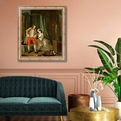 «After, c.1730-31 2» в интерьере классической гостиной над диваном
