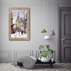 «Les Communiantes a Paris,» в интерьере коридора в классическом стиле