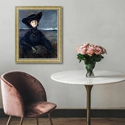 «Anna de Noailles» в интерьере в классическом стиле над креслом