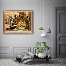 «Avicena being received by the Governor of Ispahan» в интерьере коридора в классическом стиле